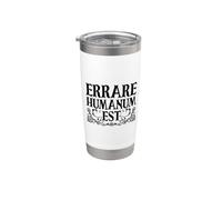 Latin - Errare humanum est Gobelet isotherme en acier inoxydable double paroi