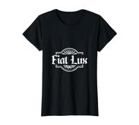 Latin - Fiat lux T-Shirt Graphique avec Valeur, Femme, Noir, M