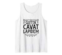 Latin - Gutta cavat lapidem Débardeur