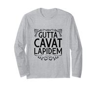 Latin - Gutta cavat lapidem Manche Longue