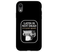 Latin is Not Dead It's Just Quiet Classicist Student Humour Coque pour iPhone XR