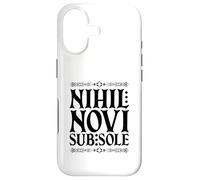Latin - Nihil Novi sub Sole Coque pour iPhone 17