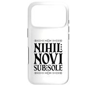 Latin - Nihil Novi sub Sole Coque pour iPhone 17 Pro