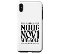 Latin - Nihil Novi sub Sole Coque pour iPhone XS Max