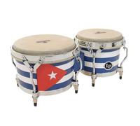 Latin Percussion, Bongo Matador bois, 7 1/4" et 8 5/8", Cuban Flag, M201-QBA