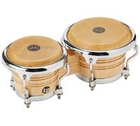 Latin Percussion, Bongo Mini accordable, 3 1/2" et 4 1/4", Bois naturel clair, LPM199-AW