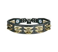 Latin Percussion LP175 Cyclops Tambourine en brass jingles Noir