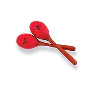 Latin Percussion LP862140, CP281 Paire de Maracas en bois grand, Rouge