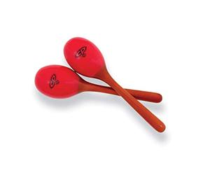 Latin Percussion LP862140, CP281 Paire de Maracas en bois grand, Rouge