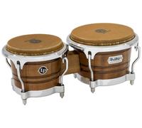 Latin Percussion Richie Gajate-Garcia Bongo 7 1/4" + 8 5/8" Chromé/Marron
