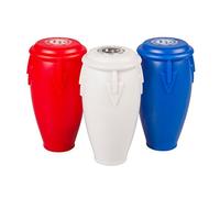 Latin Percussion, Shaker Conga Shaker Trio, 3 couleurs pour doux, moyen, fort, Blanc/Bleu/Rouge, LP017