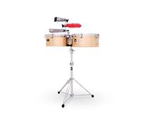 Latin Percussion, Timbales Prestige Bronze 14" et 15", Bronze massif, LP1415-BZ