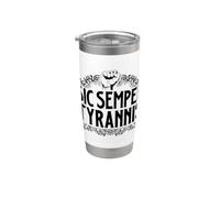 Latin - Sic semper tyrannis Gobelet isotherme en acier inoxydable double paroi