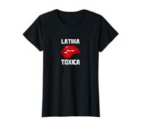 Latina toxica Mujer toxica Orgullo Latino Labial Rojo T-Shirt