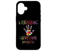 Latino Countries Happy National Hispanic Heritage Month Coque pour iPhone 16