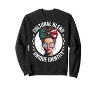 Latino Identity Double Culture Famille Racines Humour Femmes Hommes Sweatshirt