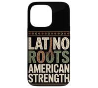 Latino Roots American Strength Mois du Patrimoine hispanique Coque pour iPhone 13 Pro