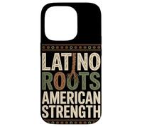 Latino Roots American Strength Mois du Patrimoine hispanique Coque pour iPhone 14 Pro