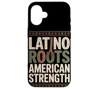 Latino Roots American Strength Mois du Patrimoine hispanique Coque pour iPhone 16