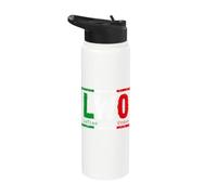Latino World Order Vintage Stainless Steel Insulated Water Bottle