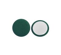 Lationday - 20 Boutons à Tige Plate Recouverts de Tissu Coloré, Patchs de Bricolage pour Vêtements, Sacs et Vestes, Idéal pour Couture et Créations Artisanales (20mm, Noir)