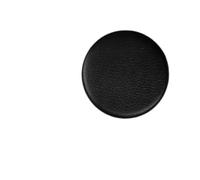 Lationday Boutons Plats en Cuir PU, Pack de Boutons, Accessoires pour vêtements, Veste, Pull, Jupe, Pantalon, Chaussures, canapé, Manteau en Laine (11mm-20pcs, Noir)