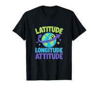 Latitude Longitude Attitude Travel Wanderlust T-Shirt