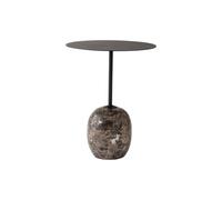 Lato LN8 Table Basse Noir Chaud/Marbre Emparador