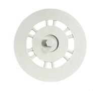 LatoYard ABS Mop Pad Plate for Xiaomi B101CN & S10 Robot Aspirateur, Mop Cloth Holder Accessory, Support de nettoyage, Noir (Blanc)