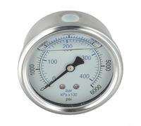 LatoYard Accessoires pour nettoyeur haute pression - 400 bar 6000 psi avec filetage M14 x 1,5, jauge en métal D2,12,7 cm pour nettoyage extérieur