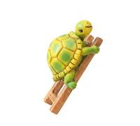 LatoYard Adorable statue de tortue grimpante en résine pour pot de fleurs décoration d'extérieur de jardin et de cour (A)