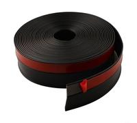 LatoYard Bande d'étanchéité en TPE résistant aux intempéries pour cadre de porte, volet roulant et fenêtre - 10 m - Noir/blanc/marron