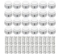 LatoYard Bouton et ressort de rechange pour pièces de refroidisseur Igloo, convient pour Elite pour mini modèles 43582 43400 13054 (24 pièces)