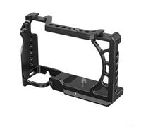 LatoYard Cage de caméra en aluminium avec support griffe pour Sony A6500, A6400, A6300, A6000 Series - Noir