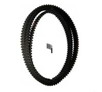 LatoYard Courroie double face robuste pour tondeuse STIGA 7122 9122 Pro Overland - Pièce de rechange n° 1136-1024-01 135065601/0 - Noir