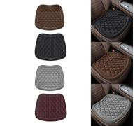 LatoYard Coussin de siège de voiture avec mousse à mémoire de forme et base en caoutchouc antidérapant, design ventilé 3D pour un confort frais, convient pour les longs trajets du conducteur, 44 x 48