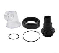 LatoYard Couvercle pré-filtre de pompe de piscine pour SPS25 SPS50 SPS75 SPS100, couvercle en ABS transparent avec joints pour une filtration efficace