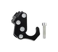 LatoYard Crochet de griffe en alliage d'aluminium pour casque de moto, scooter, support de sac de rangement de vélo, bleu