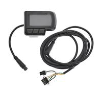 LatoYard E-for Panneau de contrôle à écran LCD pour vélo 24 V 36 V 48 V 6 broches électrique pour vélo, scooter, instrument étanche ABS avec données de batterie de vitesse