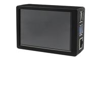 LatoYard Écran pour Raspberry Pi 5 35" avec étui, écran 480 x 320 60 fps - Refroidisseur de ventilateur actif - ABS pour protection - Stylet inclus - Noir