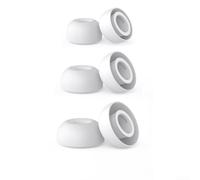 LatoYard Embouts de rechange pour coques AirPods Pro compatibles avec le design original - Embouts antidérapants en silicone S/M/L (blanc)