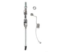 LatoYard Ensemble de canne à pêche à ressort en métal pour mer et rivière - 32 cm en fibre de carbone portable + canne ABS avec capacité de 5000 g, 105 g/500 g