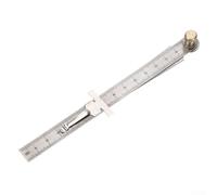 LatoYard Ensemble de jauges d'épaisseur en acier inoxydable, outil de mesure d'alésage de 1 à 150 mm avec règle conique pour la disposition de précision et la mesure sur le terrain