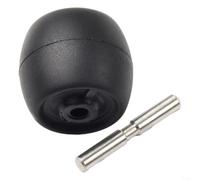 LatoYard Ensemble de roue avant en TPU S7 S8 S6 S5 S4 Series, Roulette avec axe en acier silencieux robot pour aspirateur