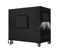 LatoYard Housse de chariot glacière pour la plupart des chariots à roulettes, tissu Oxford 420D imperméable avec revêtement PU, housse de protection UV pour coffres à glace, ensemble d'outils de