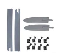 LatoYard Housse de charnière de toit convertible en plastique gris pour BMW Série 3 E93 et 4 F33/F83