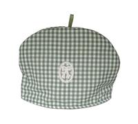 LatoYard Housse de théière isotherme en coton sergé avec rembourrage en polyester et conservation de la chaleur, convient aux théières de 700 à 2000 ml (28 x 23 cm), chauffe-cuisine avec boucle de