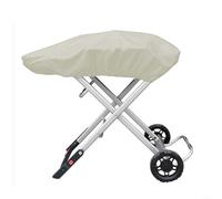 LatoYard Housse imperméable Oxford 210D compatible avec le barbecue à gaz portable Weber Traveler - Bouclier résistant aux UV avec sangles coupe-vent