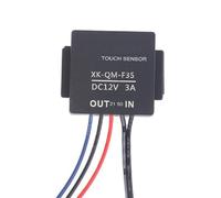LatoYard Interrupteur LED 36 W à détection tactile, double couleur, variateur de température, phare miroir, pour noir