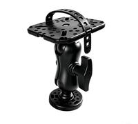 LatoYard Kaya k Base de montage pour détecteur de poissons avec construction en nylon et acier inoxydable, compatible avec la plupart des marques, support sécurisé stable pour les aventures de pêche